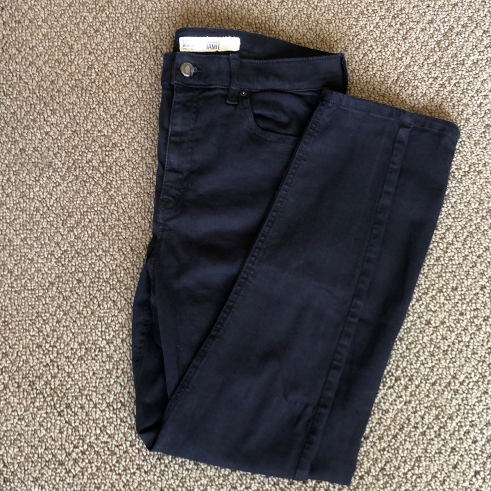 High rise TopShop Moto jeans. Used but in very good condition.